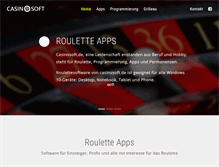 Tablet Screenshot of casinosoft.de